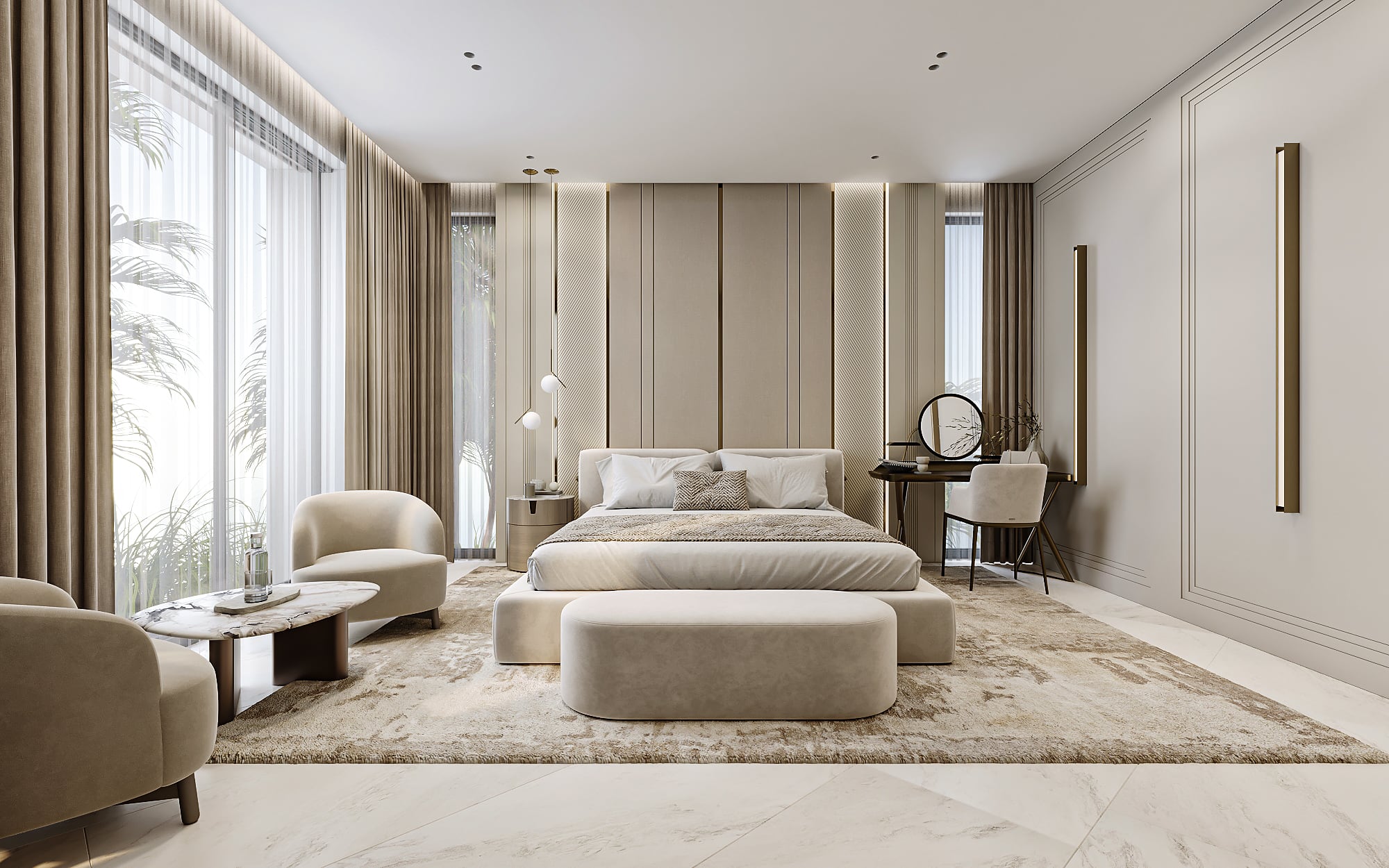 Grand Estate Reimagined bedroom